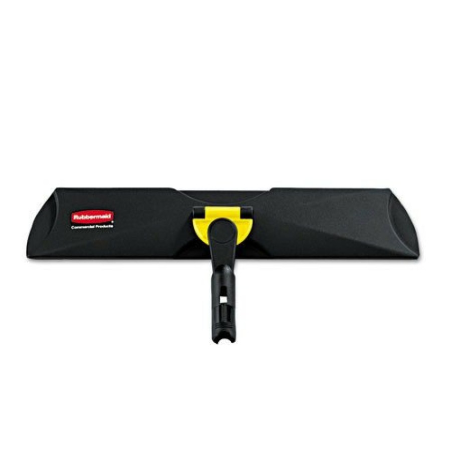 Facility Maintenance & Supplies Rubbermaid Commercial HYGEN Cleaning Tools | Rubbermaid Commercial Hygen Fgq55900Bk00 Hygen 18 In. Quick Connect Single-Sided Plastic Wet/Dry Mop Frame - Black