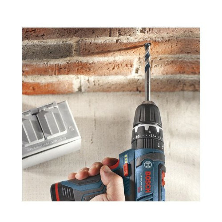 Power Tools Bosch Hammer Drills | Factory Reconditioned Bosch Ps130-2A-Rt 12V Max Lithium-Ion Ultra Compact 3/8 In. Cordless Hammer Drill Kit (2 Ah)