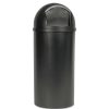 Facility Maintenance & Supplies Rubbermaid Commercial | Rubbermaid Commercial Fg816088Brn Marshal 15-Gallon Plastic Round Classic Container - Brown