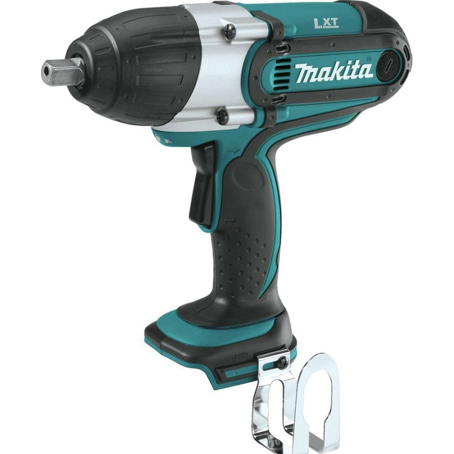 Power Tools Makita | Makita Xwt04S1 18V Lxt Brushed Lithium-Ion 1/2 In. Cordless Square Drive Impact Wrench Kit (3 Ah)