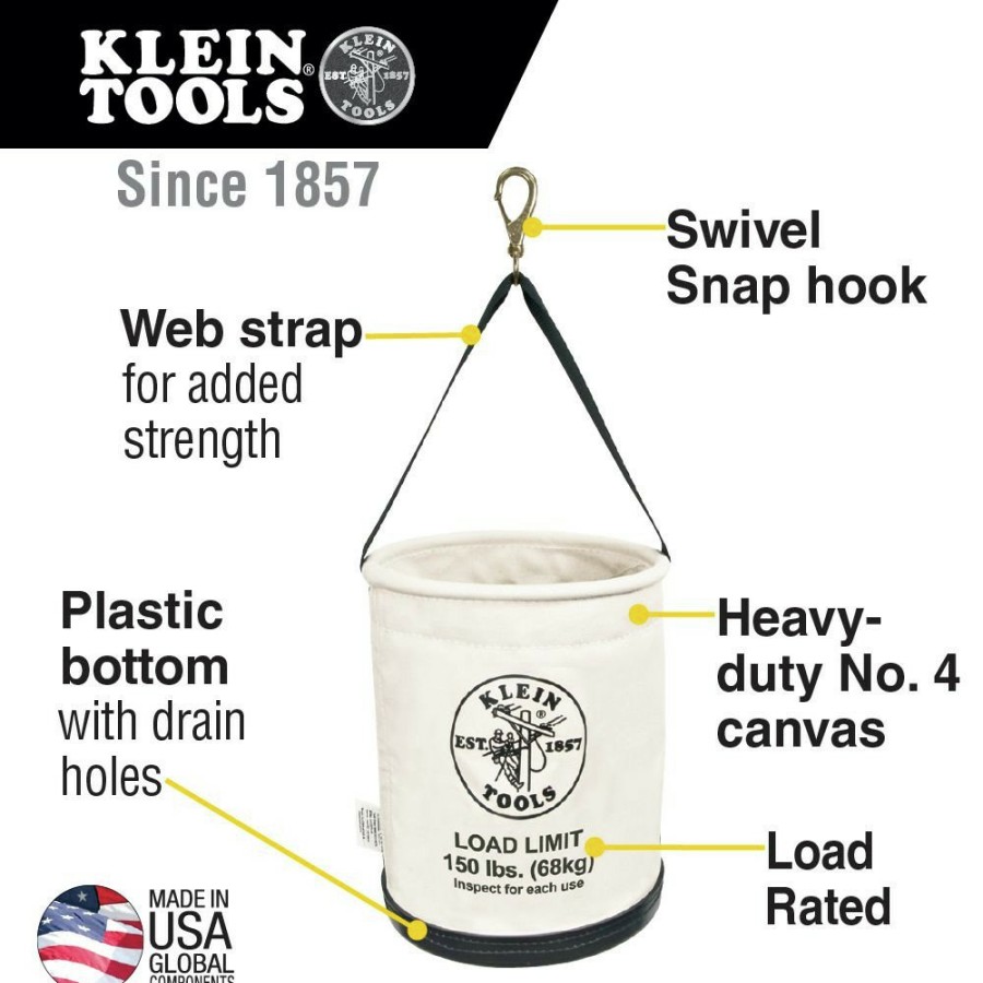 Tool Storage Klein Tools | Klein Tools 5109Slr All Purpose Work Bucket