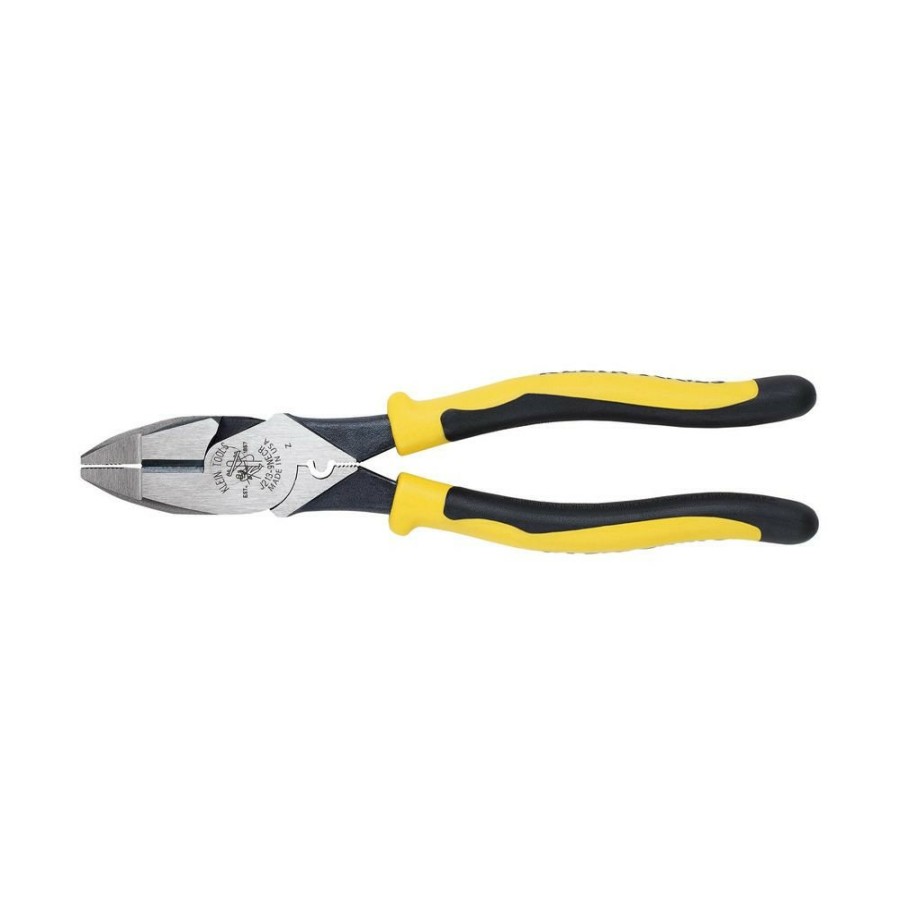 Hand Tools Klein Tools | Klein Tools J213-9Necr Journeyman 9.55 In. Pliers Connector Crimp Side