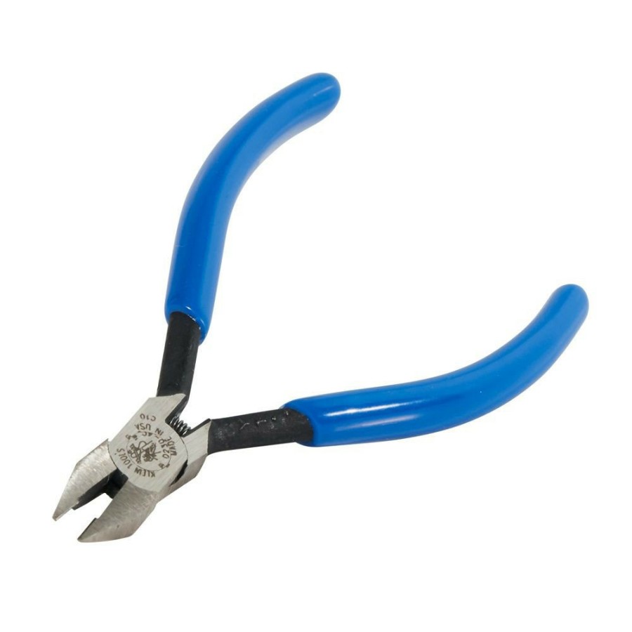 Hand Tools Klein Tools | Klein Tools D230-4C 4 In. Semi-Flush Design Diagonal Cutting Electronics Pliers