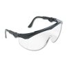 Safety Equipment MCR Safety Safety Glasses | Mcr Safety Tk110 Tomahawk Black Nylon Frame Wraparound Safety Glasses - Clear Lens (12/Box)