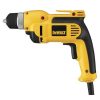 Power Tools Dewalt Drill Drivers | Factory Reconditioned Dewalt Dwd110Kr 7 Amp 0 - 2500 Rpm Variable Speed Pistol Grip 3/8 In. Corded Drill Kit With Keyless Chuck