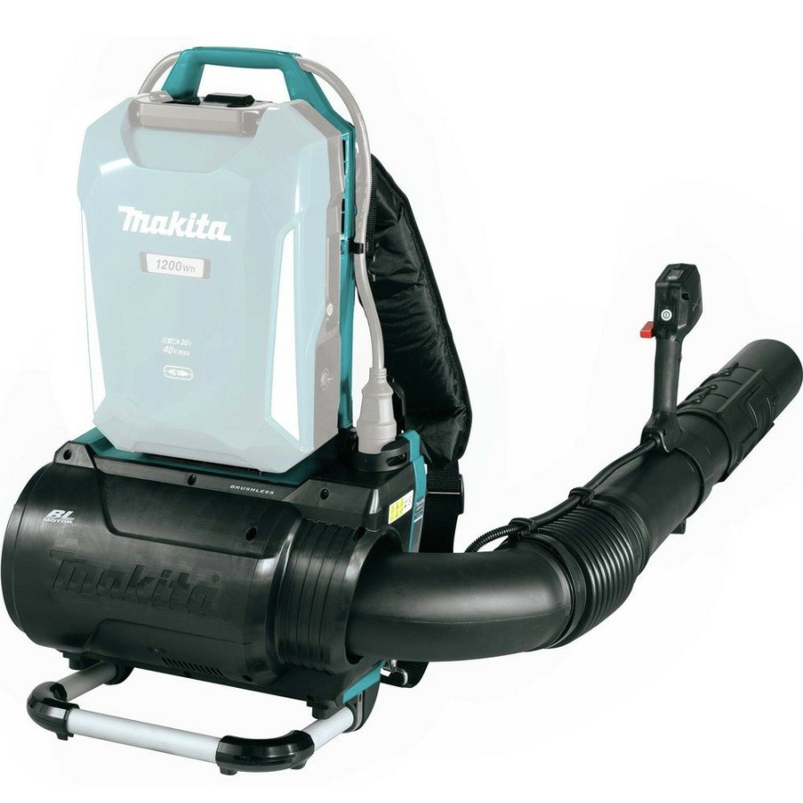 Outdoor Power Tools & Equipment Makita Backpack Blowers | Makita Cbu02Z 40V Max Brushless Cordless Connectx Backpack Blower (Tool Only)