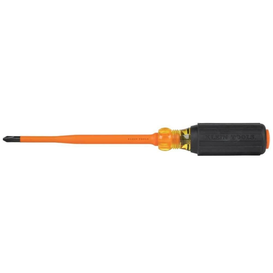 Hand Tools Klein Tools | Klein Tools 6936Ins #2 Phillips 6 In. Round Shank Insulated Screwdriver