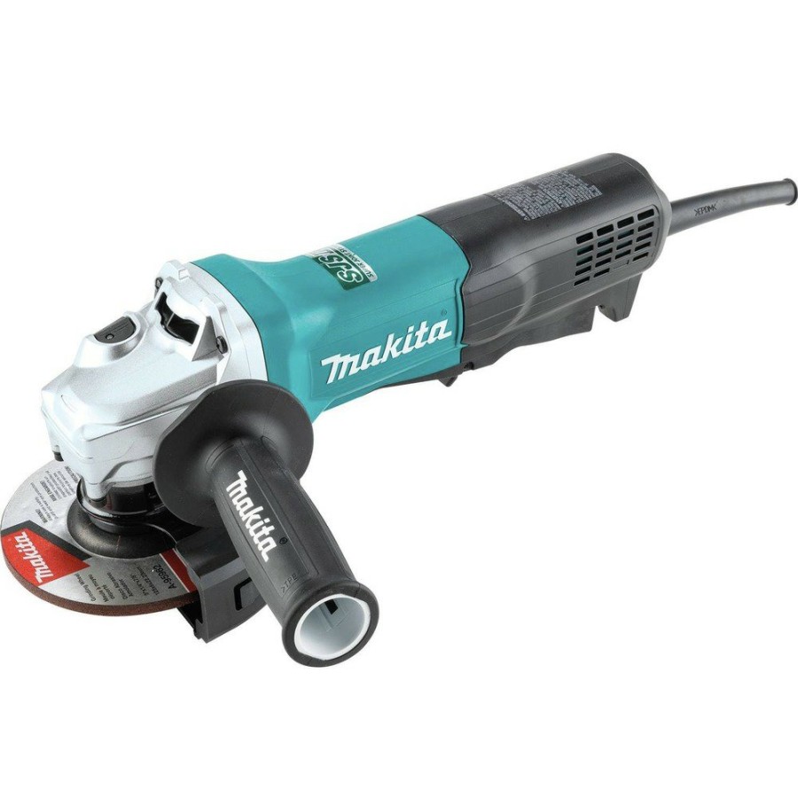 Power Tools Makita Angle Grinders | Makita Ga5095 5 In. Corded Sjsii Paddle Switch High-Power Angle Grinder