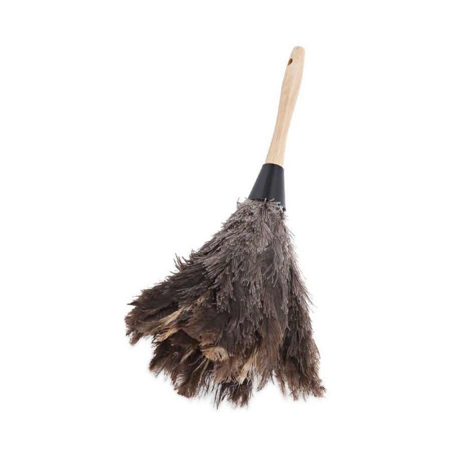 Facility Maintenance & Supplies Boardwalk Cleaning Tools | Boardwalk Bwk14Fd 14 In. Professional Ostrich Feather Duster - Gray