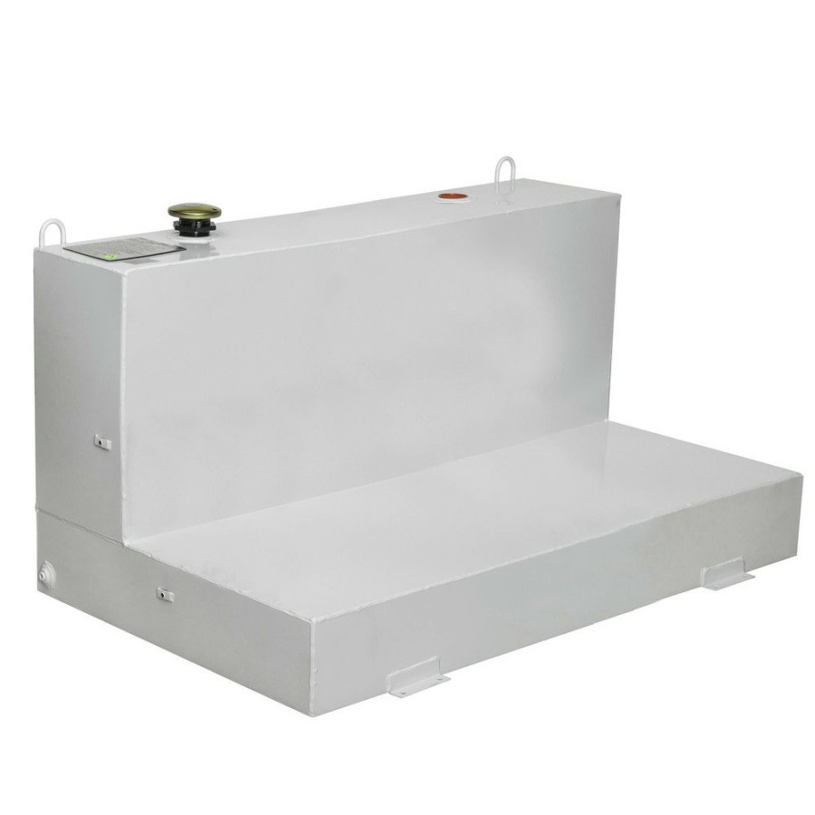 Automotive JOBOX | Jobox 480000 103 Gallon L-Shaped Steel Liquid Transfer Tank - White