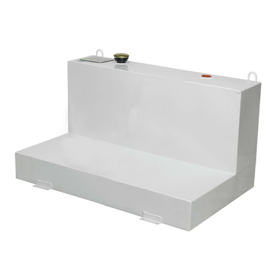 Automotive JOBOX | Jobox 480000 103 Gallon L-Shaped Steel Liquid Transfer Tank - White