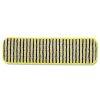 Facility Maintenance & Supplies Rubbermaid Commercial Cleaning Tools | Rubbermaid Commercial Fgq81000Yl00 18 In. Vertical Polyprolene Stripes Microfiber Scrubber Pad - Yellow (6/Carton)