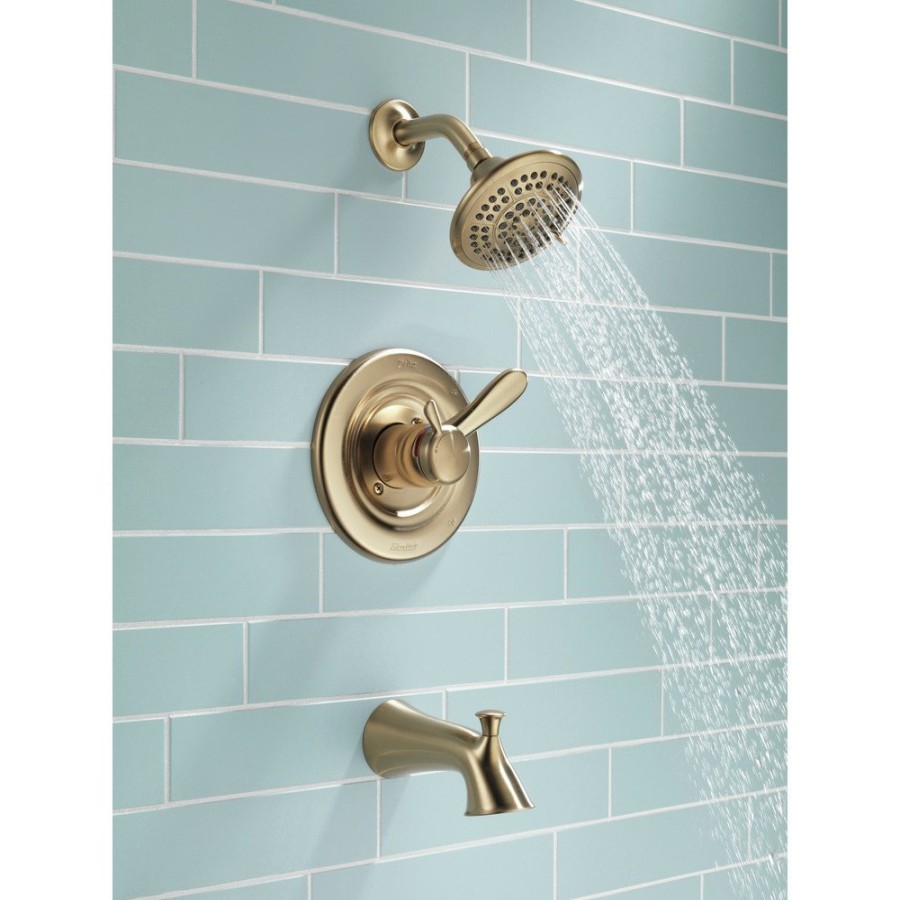 Bath Delta | Delta T17438-Cz Lahara Monitor 17 Series Tub And Shower Trim - Champagne Bronze