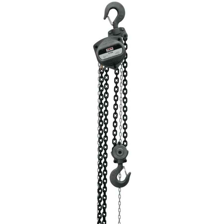 Material Handling JET | Jet S90-500-10 S90 Series 5 Ton 10 Ft. Lift Hand Chain Hoist