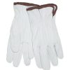 Safety Equipment MCR Safety | Mcr Safety 3601L 24-Piece Grain Goatskin Driver Gloves - Large, White