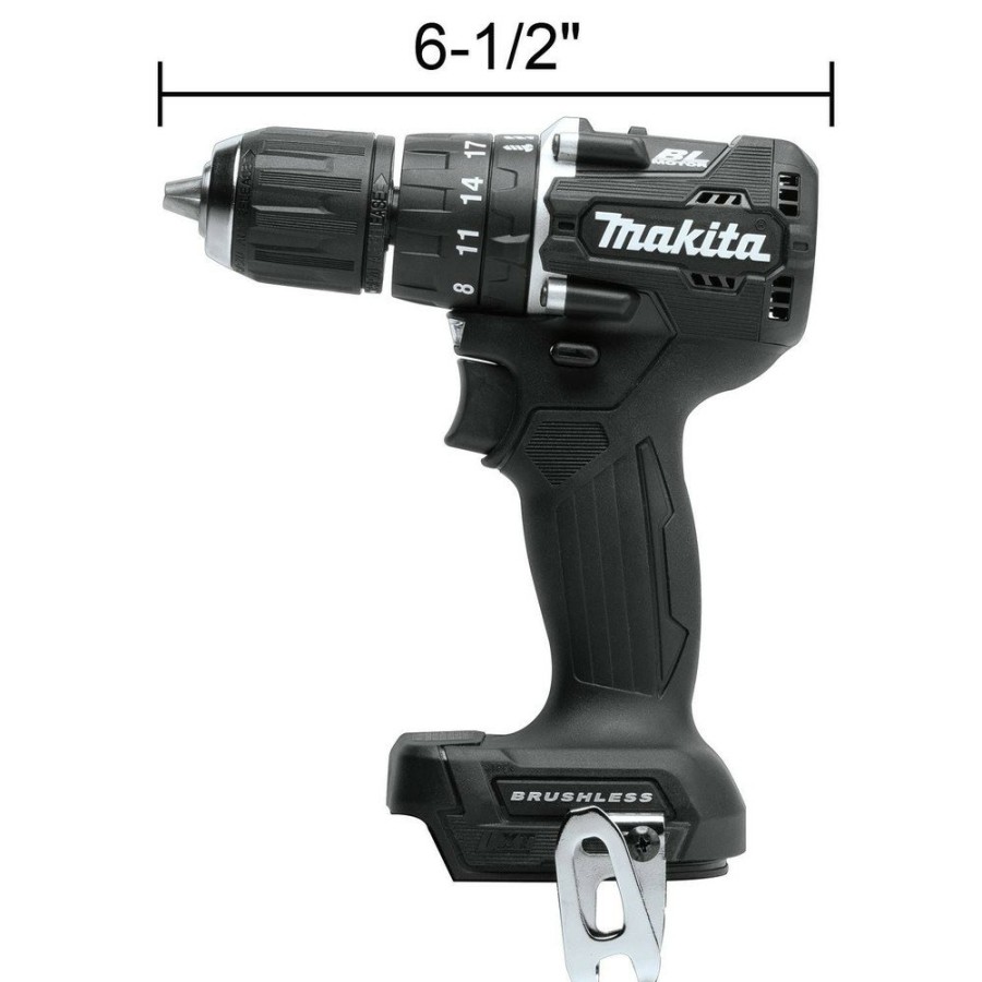 Power Tools Makita Hammer Drills | Makita Xph15Zb 18V Lxt Brushless Sub-Compact Lithium-Ion 1/2 In. Cordless Hammer Drill-Driver (Tool Only)