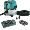 Vacuums Makita | Makita Gcv02Pmx 40V Max Xgt Brushless Lithium-Ion 2.1 Gallon Cordless Hepa Filter Dry Aws Capable Dust Extractor Kit With 2 Batteries (4 Ah)