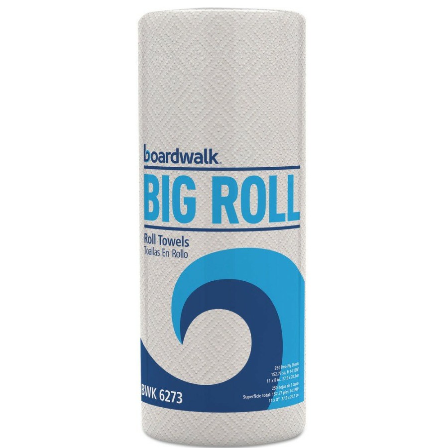 Facility Maintenance & Supplies Boardwalk | Boardwalk Bwk6273 11 In. X 8.5 In. 2-Ply Kitchen Roll Towel - White (12/Carton)