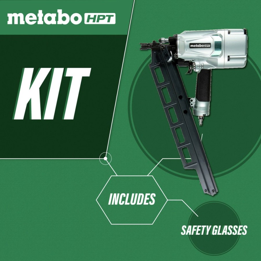 Air Tools And Equipment Metabo HPT Nail Guns | Metabo Hpt Nr83A5M 3-1/4 In. Plastic Collated Framing Nailer