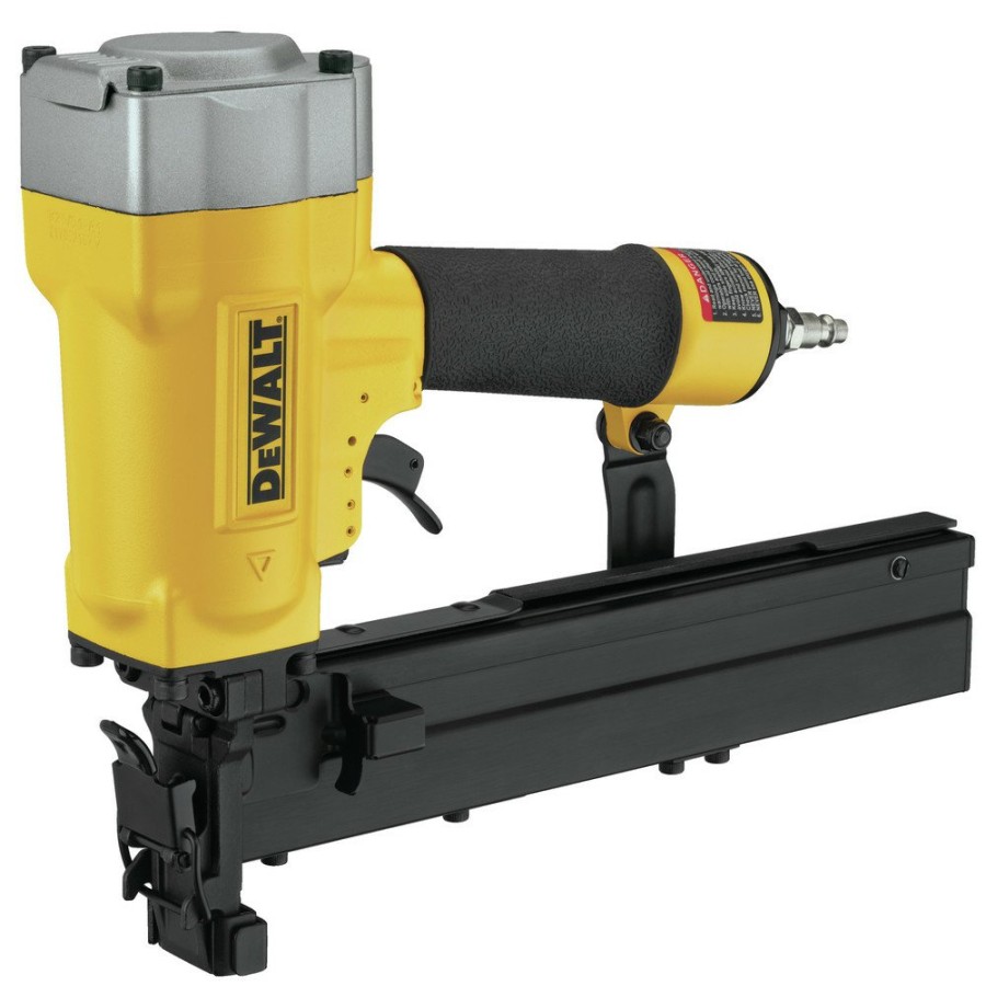 Air Tools And Equipment Dewalt Pneumatic Staplers | Factory Reconditioned Dewalt Dw451S2R 16-Gauge Wide Crown Lathing Stapler