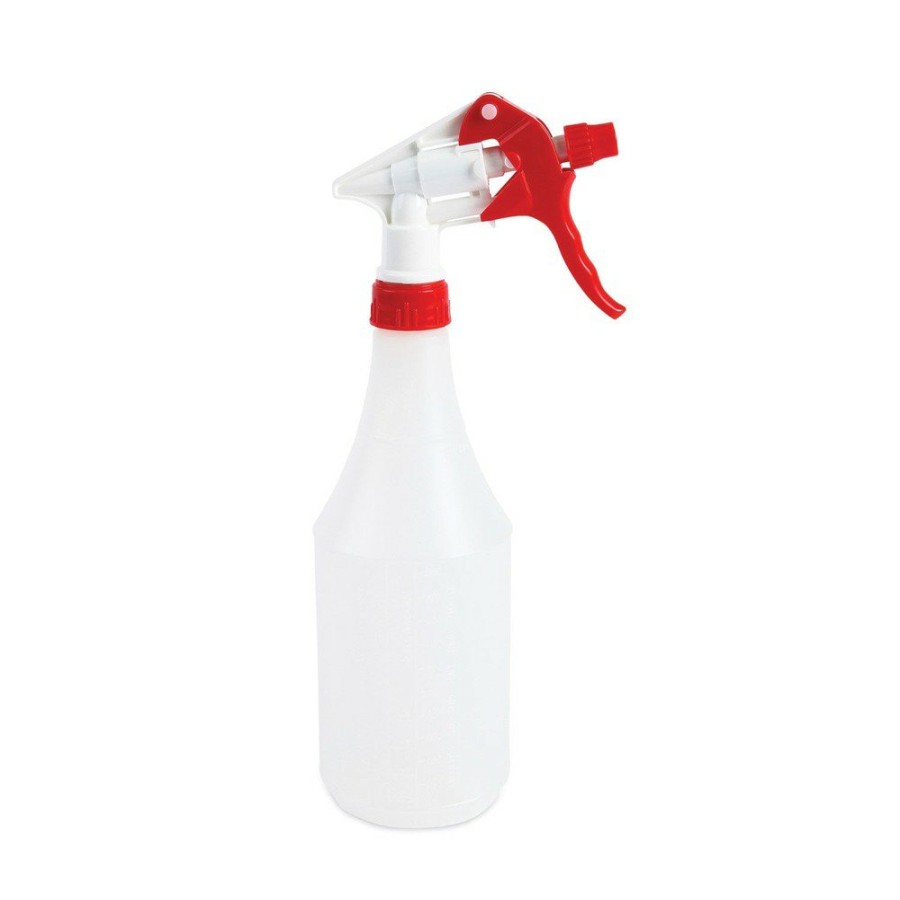 Facility Maintenance & Supplies Boardwalk Cleaning Tools | Boardwalk Bwk09227 24-Piece/Carton 8 In. Tube Trigger Sprayer For 16-24 Oz. Bottles - Red/White