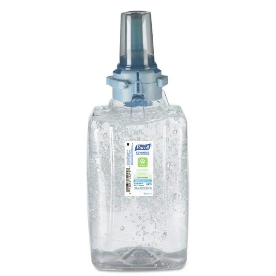 Facility Maintenance & Supplies PURELL Hand Sanitizers | Purell 8803-03 1200 Ml Fragrance-Free Green Certified Advanced Refreshing Gel Hand Sanitizer For Adx-12