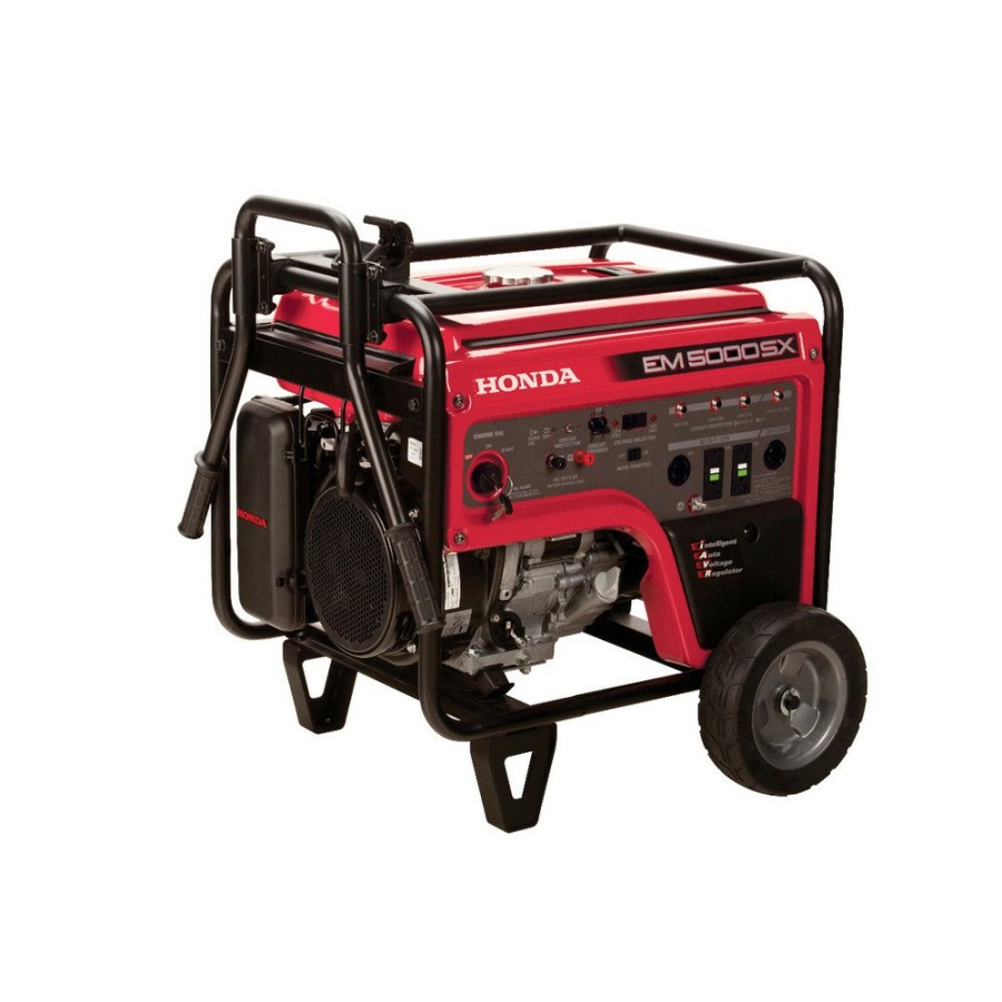 Power Generators Honda | Honda 664350 Em5000Sx 120V/240V 5000-Watt 389Cc Portable Generator With Co-Minder