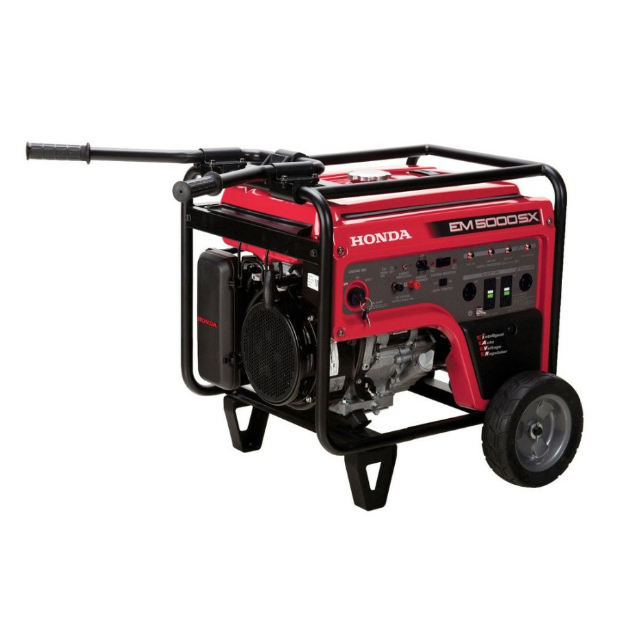 Power Generators Honda | Honda 664350 Em5000Sx 120V/240V 5000-Watt 389Cc Portable Generator With Co-Minder