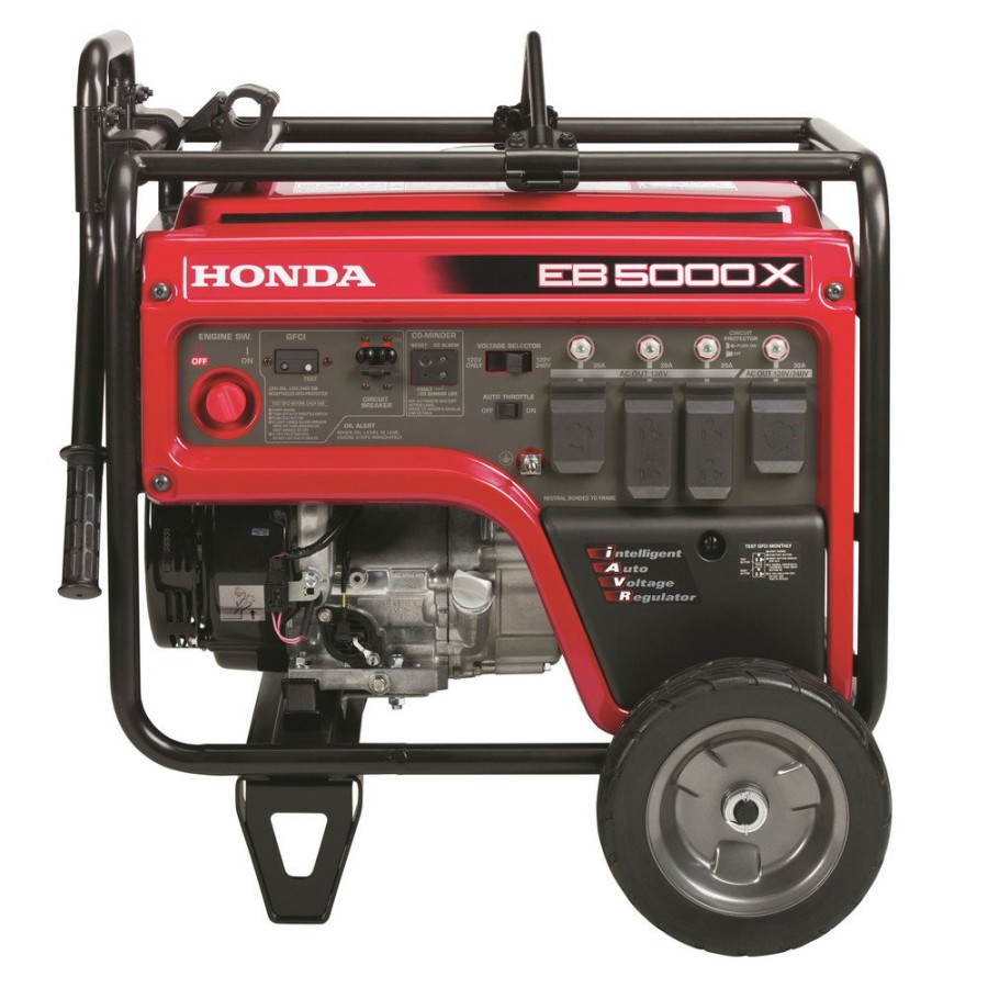 Power Generators Honda | Honda 664310 Eb5000X3 120/240V 5000-Watt 6.2 Gallon Portable Generator With Co-Minder