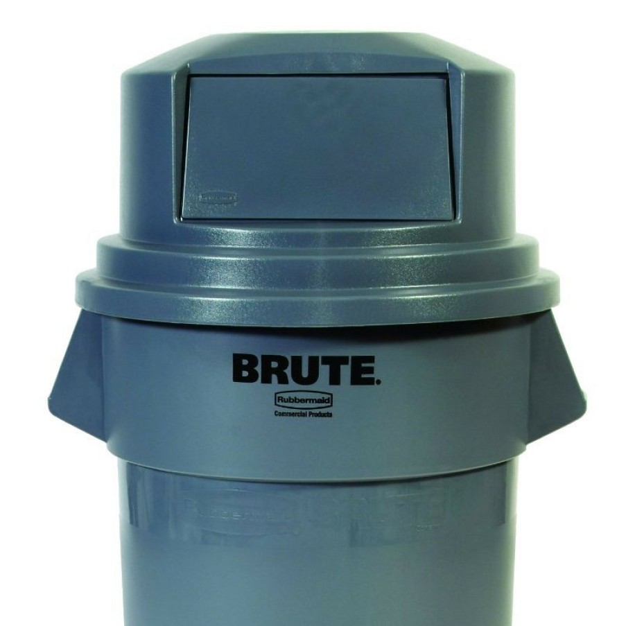 Facility Maintenance & Supplies Rubbermaid Commercial | Rubbermaid Commercial Fg265788Gray Brute 27.55 In. Dome Top Lid For 55-Gallon Round Containers - Gray