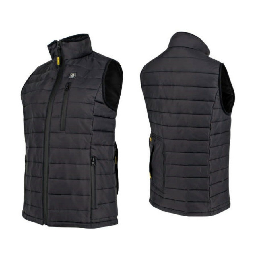 Clothing And Gear Dewalt Heated Jackets | Dewalt Dchv094D1-Xl Women'S Lightweight Puffer Heated Vest Kit - X-Large, Black