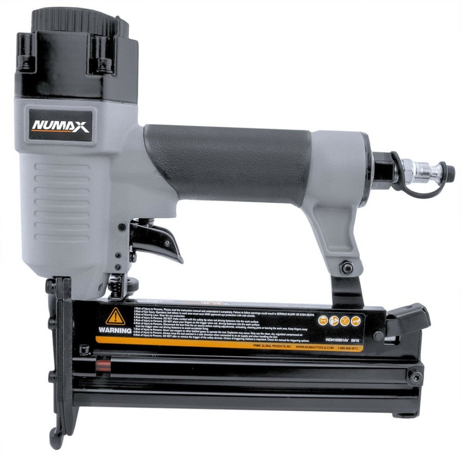 Air Tools And Equipment NuMax Nail Guns | Numax S2118Gwn 18 Gauge 2-In-1 Pneumatic Brad Nailer And Stapler With 4000 Fasteners