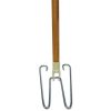 Facility Maintenance & Supplies Boardwalk Cleaning Tools | Boardwalk Bwk1492 0.94 In. X 48 In. Wedge Dust Mop Head Frame/Lacquered Wood Handle - Natural