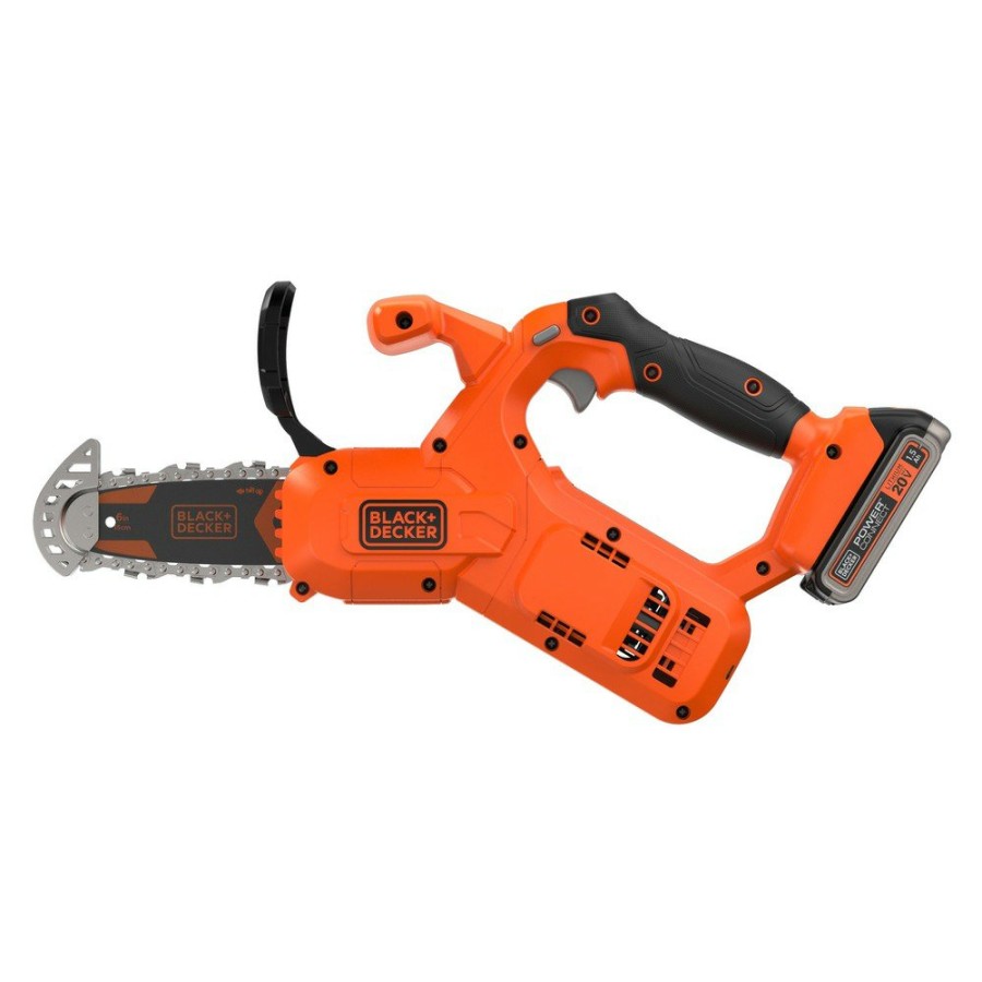 Outdoor Power Tools & Equipment Black & Decker | Black & Decker Bccs320C1 20V Max Lithium-Ion 6 In. Cordless Pruning Chainsaw Kit