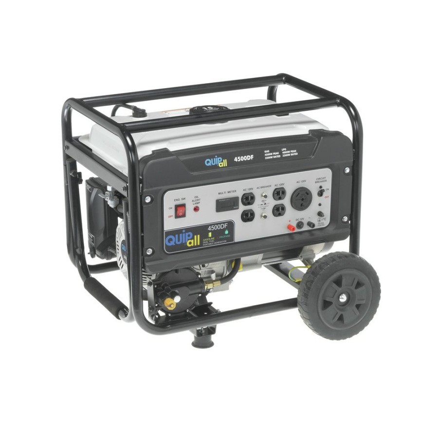 Power Generators Quipall | Quipall 4500Df Dual Fuel Portable Generator (Carb)