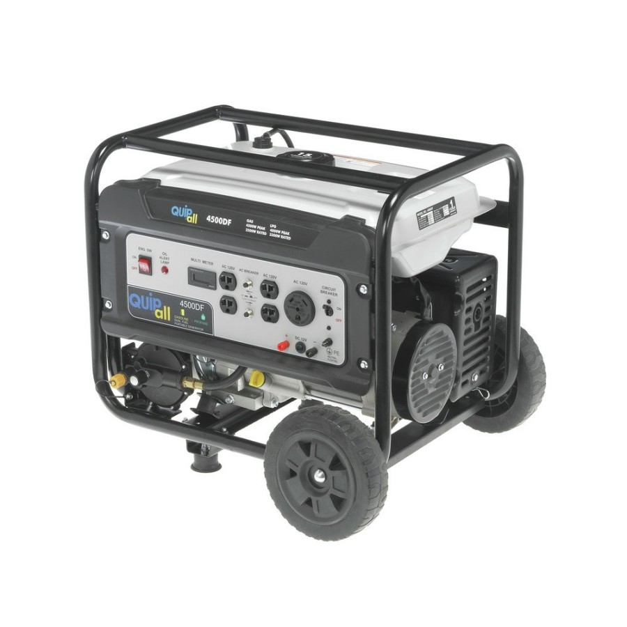 Power Generators Quipall | Quipall 4500Df Dual Fuel Portable Generator (Carb)