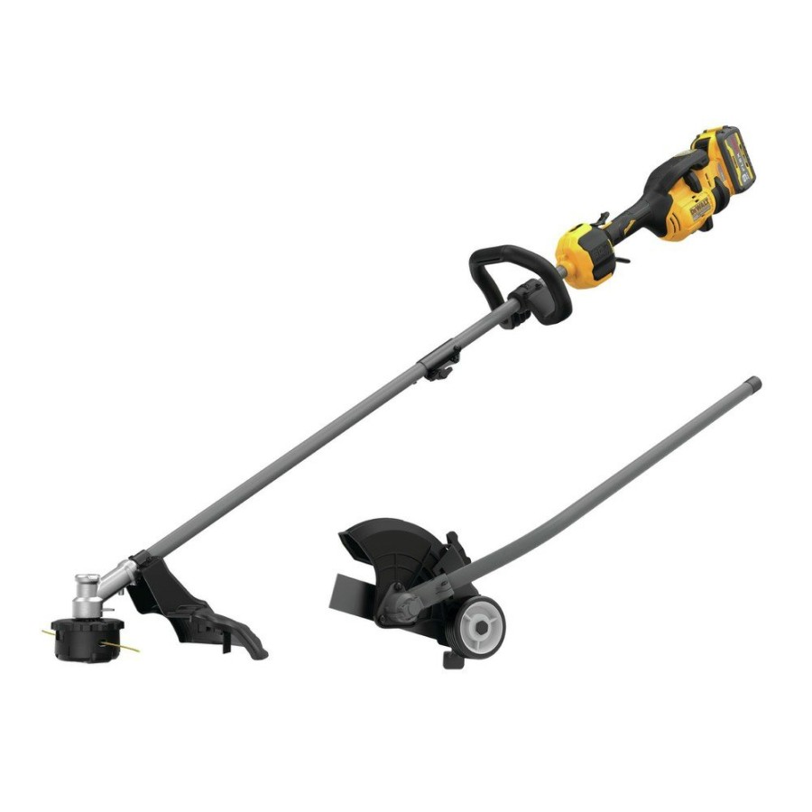 Outdoor Power Tools & Equipment Dewalt | Dewalt Dcst972X1Dwoas4Ed-Bndl 60V Max Brushless Lithium-Ion 17 In. Cordless String Trimmer Kit (9 Ah) And Universal Edger Attachment Bundle