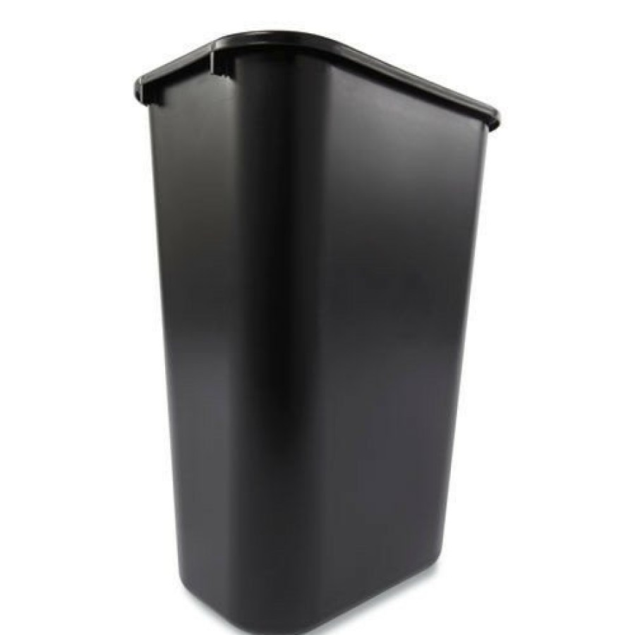 Facility Maintenance & Supplies Rubbermaid Commercial | Rubbermaid Commercial Fg295700Bla 10.25-Gallon Rectangular Deskside Wastebasket - Black