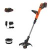 Outdoor Power Tools & Equipment Black & Decker String Trimmers | Black & Decker Lste525 20V Max 1.5 Ah Cordless Lithium-Ion Easyfeed 2-Speed 12 In. String Trimmer/Edger Kit