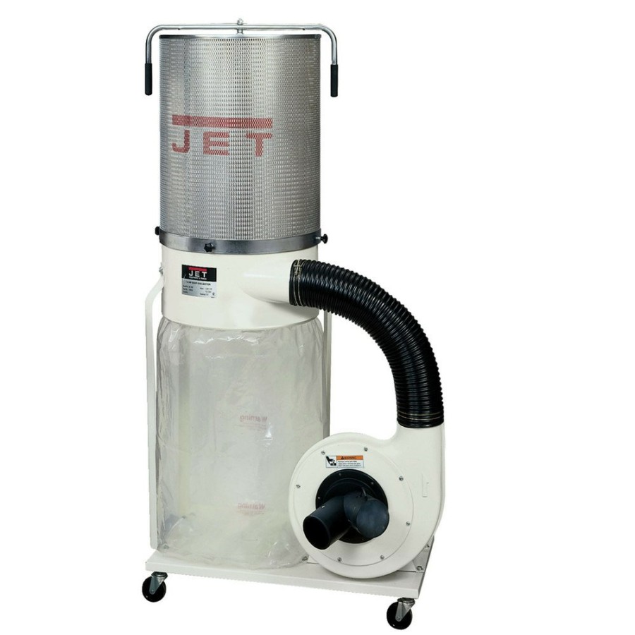 Woodworking Tools JET Dust Collectors | Jet Dc-1200Vx-Ck1 Vortex 230V 2Hp Single-Phase Dust Collector With 2-Micron Canister Kit