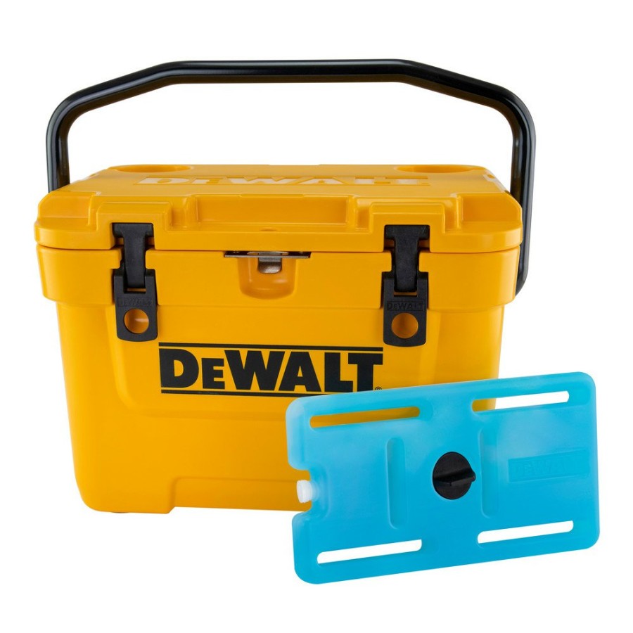 Clothing And Gear Dewalt | Dewalt Dxc1001 10 Quart Roto-Molded Lunchbox Cooler/ 10 Quart Ice Pack Cooler Combo