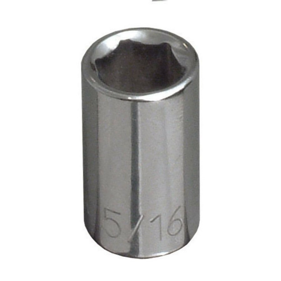 Power Tool Accessories Klein Tools Sockets | Klein Tools 65602 1/4 In. Standard 6-Point Socket 1/4 In. Drive