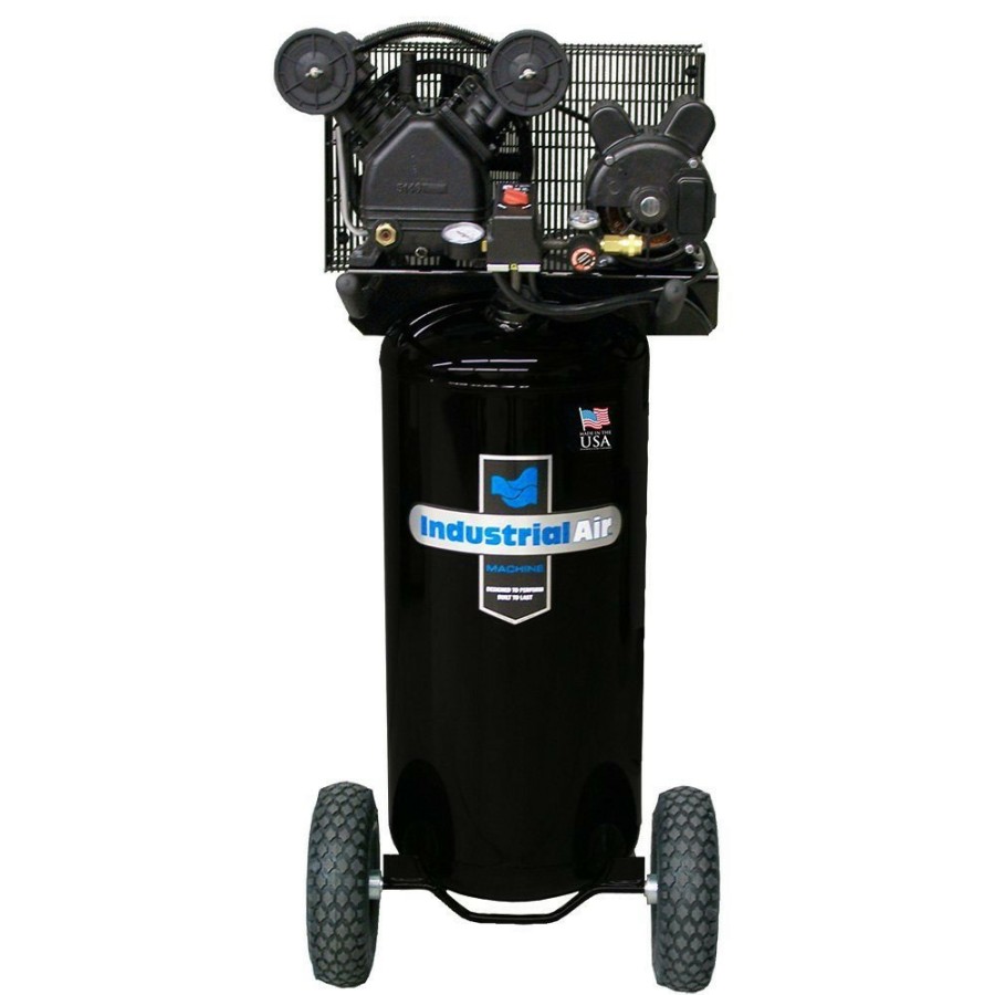 Air Tools And Equipment Industrial Air Portable Air Compressors | Industrial Air Il1682066.Mn 1.6 Hp 20 Gallon Oil-Lube Vertical Dolly Air Compressor