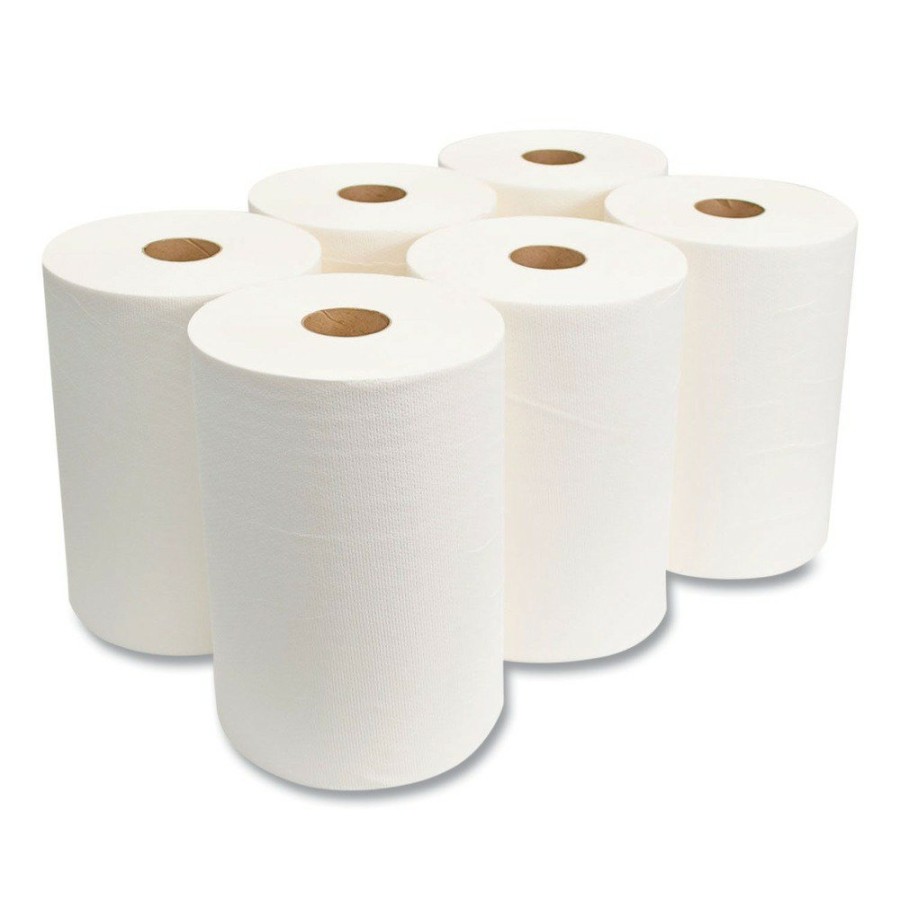 Facility Maintenance & Supplies Morcon Paper | Morcon Paper M610 10 In. X 500 Ft. 1-Ply Tad Roll Towels - White (6 Rolls/Carton)