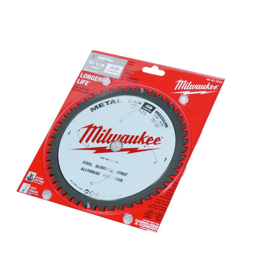 Power Tool Accessories Milwaukee Circular Saw Blades | Milwaukee 48-40-4235 7-1/4 In. Metal Cutting Circular Saw Blade