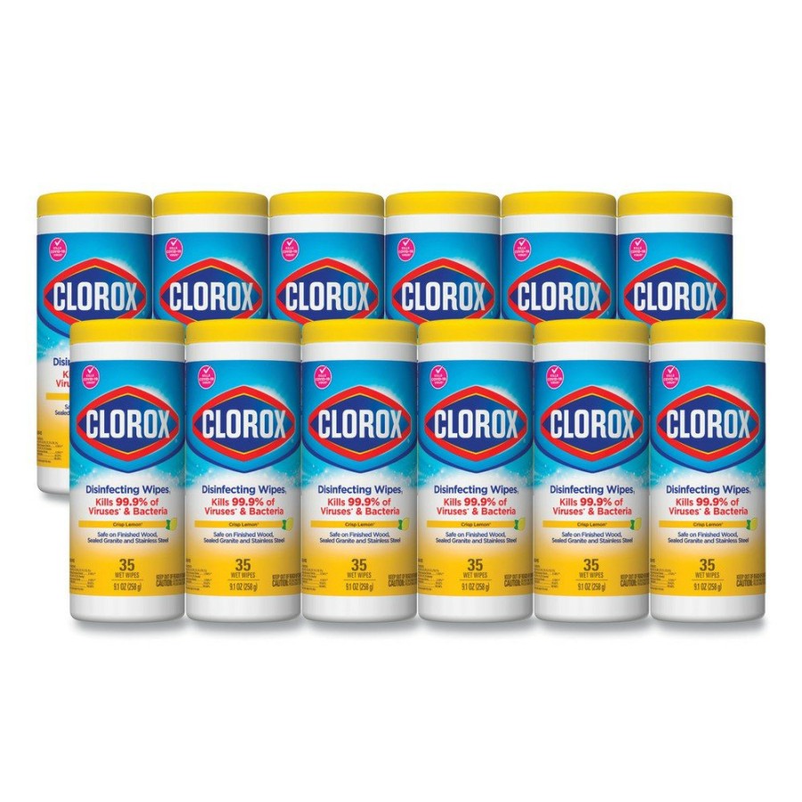 Facility Maintenance & Supplies Clorox Cleaners | Clorox 01594 12-Pack Citrus Blend Disinfecting Wipes