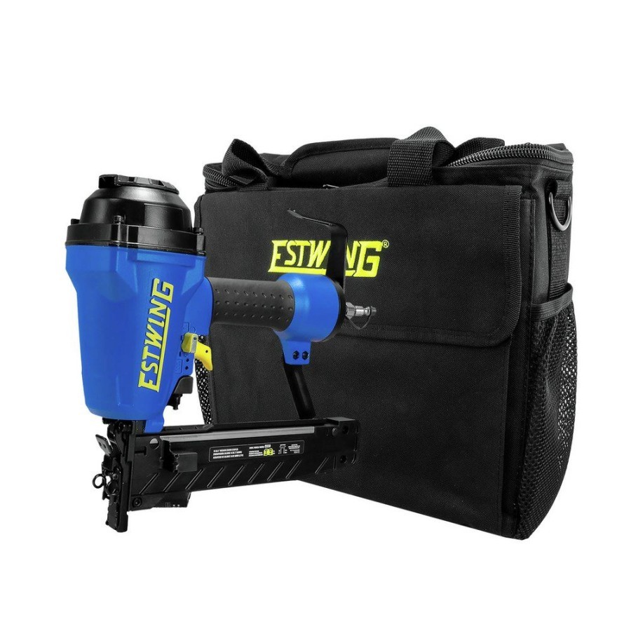 Air Tools And Equipment Estwing Pneumatic Staplers | Estwing Ess50 16 Gauge 2 In. Medium Crown Construction Stapler With Bag