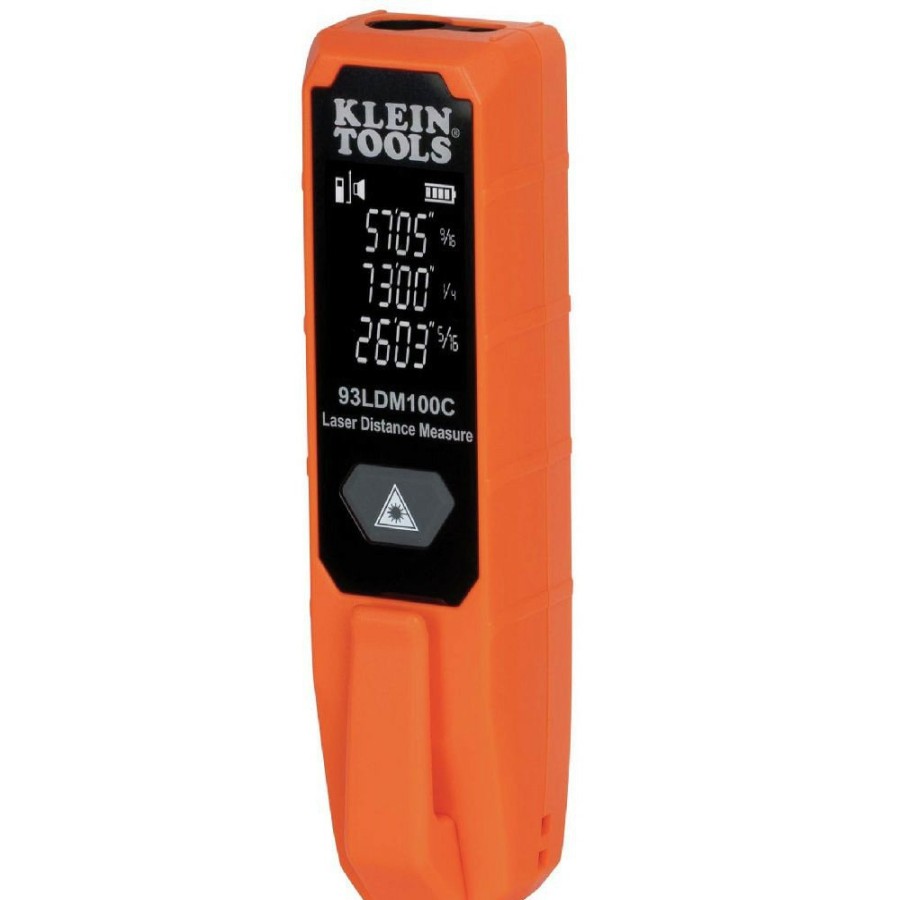 Hand Tools Klein Tools Laser Distance Measurers | Klein Tools 93Ldm100C 100 Ft. Compact Laser Distance Measure