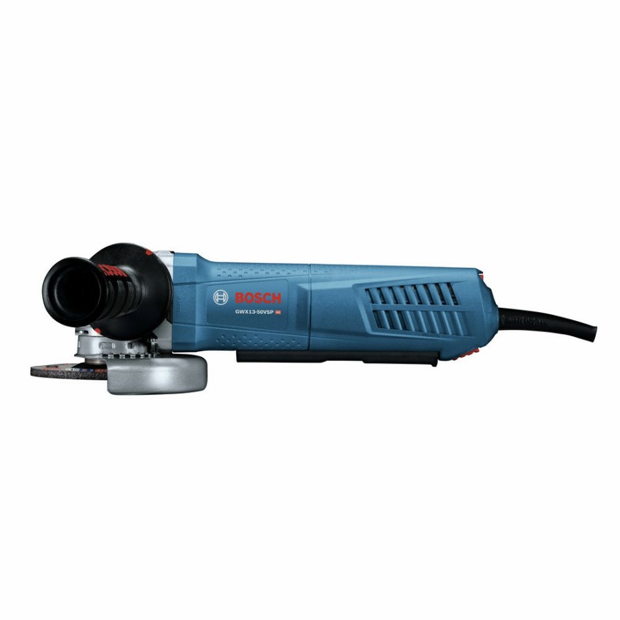 Power Tools Bosch Angle Grinders | Factory Reconditioned Bosch Gwx13-50Vsp-Rt X-Lock 5 In. Variable-Speed Angle Grinder With Paddle Switch