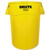 Facility Maintenance & Supplies Rubbermaid Commercial | Rubbermaid Commercial Fg264360Yel Brute Vented Trash Receptacle, Round, 44 Gal, Yellow